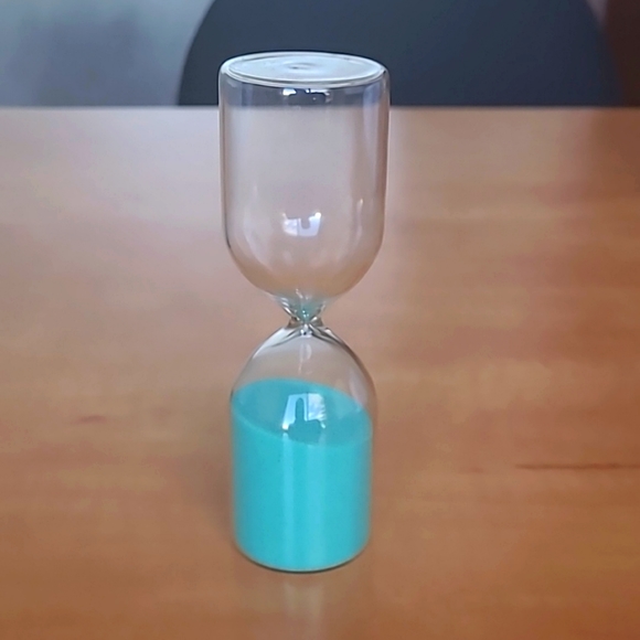 Blue Sand Hourglass - Picture 1 of 3